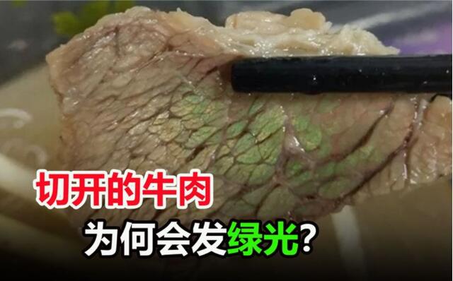泛绿光的牛肉，还能不能吃？